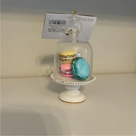 Macaron Glass Christmas Tree Ornament - Picture 1 of 6
